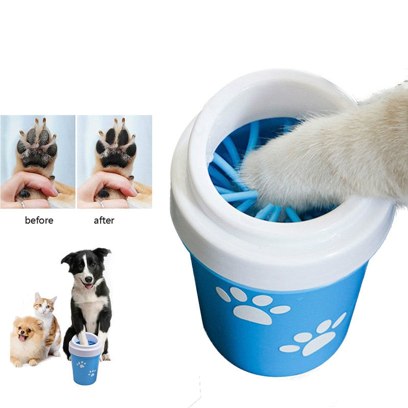 Portable Dog Cat Paw Cleaner